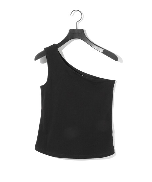MIDIUMISOLID(ミディウミソリッド)の「MIDIUMISOLID for Ladies ワンショルダーインナー(Tシャツ/カットソー・レディース・ベージュ/ブラック/オフホワイト・FREE)」の4枚目の写真
