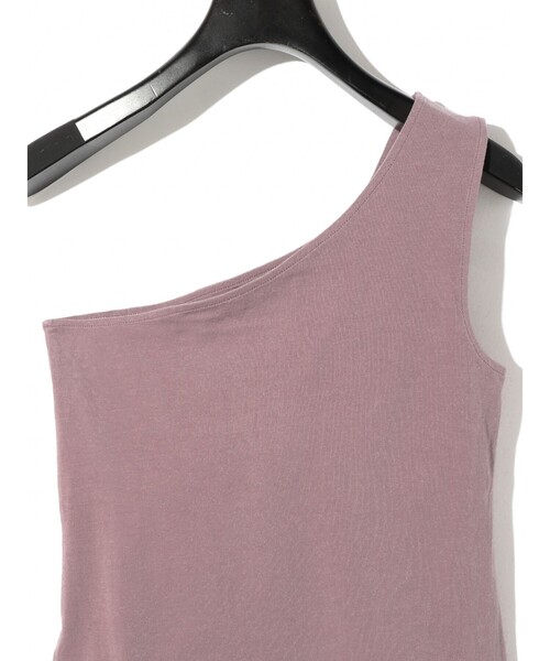 MIDIUMISOLID(ミディウミソリッド)の「MIDIUMISOLID for Ladies ワンショルダーインナー(Tシャツ/カットソー・レディース・ベージュ/ブラック/オフホワイト・FREE)」の19枚目の写真
