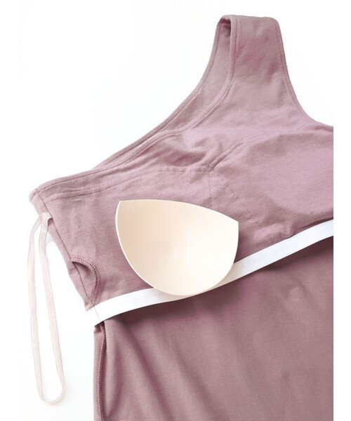 MIDIUMISOLID(ミディウミソリッド)の「MIDIUMISOLID for Ladies ワンショルダーインナー(Tシャツ/カットソー・レディース・ベージュ/ブラック/オフホワイト・FREE)」の20枚目の写真