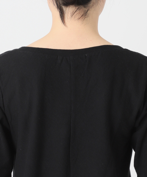 RITA（リタ）の「《NOBLE別注》RITA/リタ スラブVネックT（Tシャツ/カットソー・レディース・ブラック/サックスブルー/ホワイト/ベージュ・FREE）」の21枚目の写真