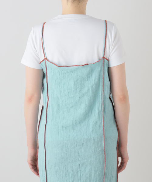 【美品】Baserange SHOK DRESS ベースレンジ BASERANGE ワンピース SHOK SLIP DRESS DRSKS LC SU24(506202741