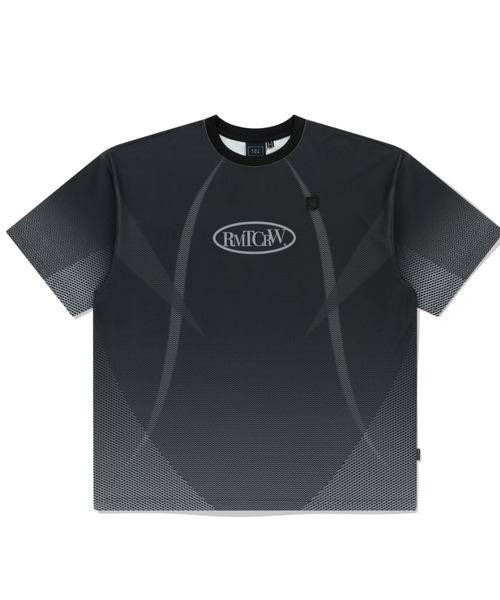 ROMANTIC CROWN（ロマンティッククラウン）の「A'GEM/9 × .kom 『ROMANTIC CROWN/ロマンティック クラウン』 SHINING LOGO SOCCER JERSEY/シャイニングロゴジャージ（ジャージ・メンズ・ライトブルー/ブラック・L/M）」の9枚目の写真