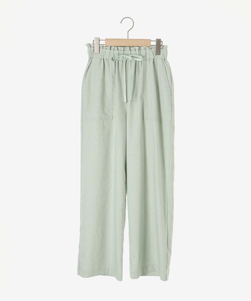 le.coeur blanc（ルクールブラン）の「アサレチックイージーワイドパンツⅡ（その他パンツ・レディース・カーキブラウン/ネイビー/サンドベージュ/ミント・36/38）」の6枚目の写真