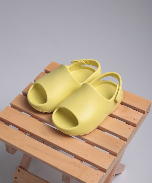 shoes365(シューズスリーシックスファイヴ)の「【shoes365】マジックテープ 防滑 子供サンダル (SS)(サンダル・レディース・オフホワイト/ブラック/グリーン/イエロー・130/140/150/160)」の9枚目の写真
