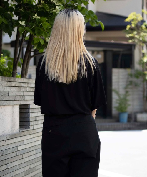 UNIVERSAL OVERALL（ユニバーサルオーバーオール）の「ワークシャツ / オープンカラーシャツ / OPEN COLLAR WORK SH（シャツ/ブラウス・メンズ・ブラック/ベージュ/グリーン・M/S/L）」の19枚目の写真