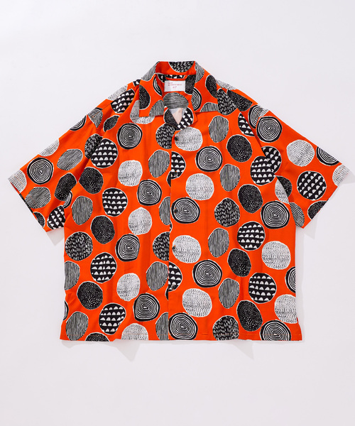 417 EDIFICE(フォーワンセブンエディフィス)の「PARIS AHUTHENTIC S/Sシャツ(シャツ/ブラウス・メンズ・ブラウン/グリーン/ブルー系その他/オレンジ系その他・MEDIUM/LARGE)」の4枚目の写真