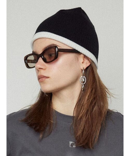 EMODA（エモダ）の「スクエアプランプアイウェア（サングラス・レディース・ブラウン/ブラック・FREE）」の10枚目の写真