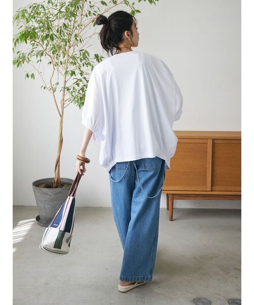 CRAFT STANDARD BOUTIQUE（クラフトスタンダードブティック）の「2WAYカットカーディガン（カーディガン/ボレロ・レディース・ホワイト/ブラック/レッド/グリーン・FREE）」の16枚目の写真