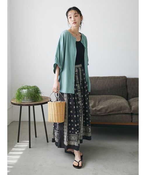CRAFT STANDARD BOUTIQUE（クラフトスタンダードブティック）の「2WAYカットカーディガン（カーディガン/ボレロ・レディース・ホワイト/ブラック/レッド/グリーン・FREE）」の22枚目の写真
