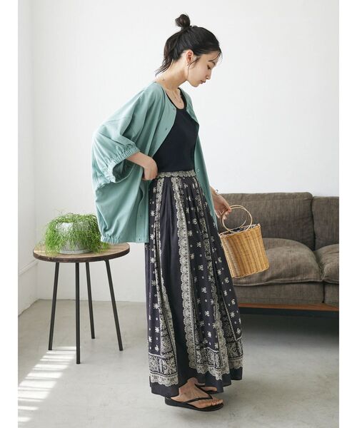 CRAFT STANDARD BOUTIQUE（クラフトスタンダードブティック）の「2WAYカットカーディガン（カーディガン/ボレロ・レディース・ホワイト/ブラック/レッド/グリーン・FREE）」の20枚目の写真