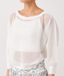 Chacott（チャコット）の「【ノーソーイングニット】7分袖ボレロ風