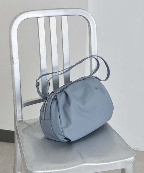 ear PAPILLONNER（イアパピヨネ）の「《本革/430g》コロンボストンバッグ（ボストンバッグ・レディース・ブラック/ベージュ/グレー/アイボリー/ブラウン/スカイブルー/ベージュ系その他・FREE）」の13枚目の写真