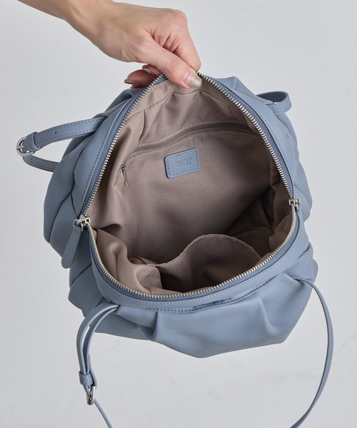 ear PAPILLONNER（イアパピヨネ）の「《本革/430g》コロンボストンバッグ（ボストンバッグ・レディース・ブラック/ベージュ/グレー/アイボリー/ブラウン/スカイブルー/ベージュ系その他・FREE）」の16枚目の写真