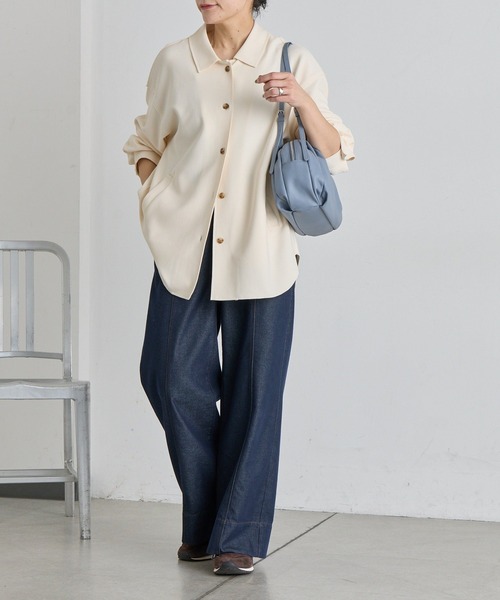 ear PAPILLONNER（イアパピヨネ）の「《本革/430g》コロンボストンバッグ（ボストンバッグ・レディース・ブラック/ベージュ/グレー/アイボリー/ブラウン/スカイブルー/ベージュ系その他・FREE）」の18枚目の写真