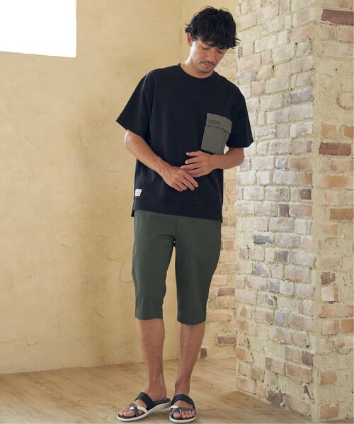 ikka(イッカ)の「6.5分丈ドビーハーフパンツ(その他パンツ・メンズ・キャメル/ベージュ/ネイビー/ブルー/オリーブ・L/XL/S/M)」の18枚目の写真