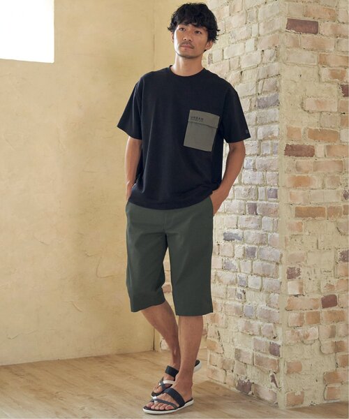 ikka(イッカ)の「6.5分丈ドビーハーフパンツ(その他パンツ・メンズ・キャメル/ベージュ/ネイビー/ブルー/オリーブ・L/XL/S/M)」の19枚目の写真