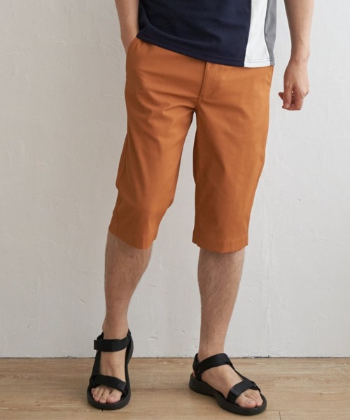 ikka(イッカ)の「6.5分丈ドビーハーフパンツ(その他パンツ・メンズ・キャメル/ベージュ/ネイビー/ブルー/オリーブ・L/XL/S/M)」の5枚目の写真