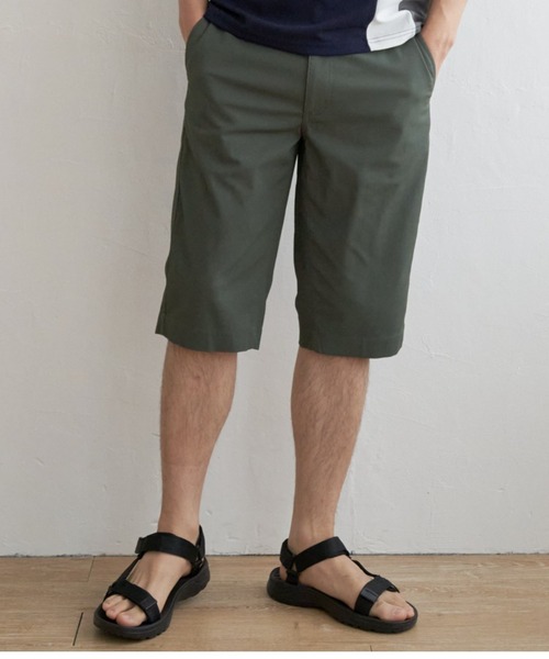 ikka(イッカ)の「6.5分丈ドビーハーフパンツ(その他パンツ・メンズ・キャメル/ベージュ/ネイビー/ブルー/オリーブ・L/XL/S/M)」の3枚目の写真