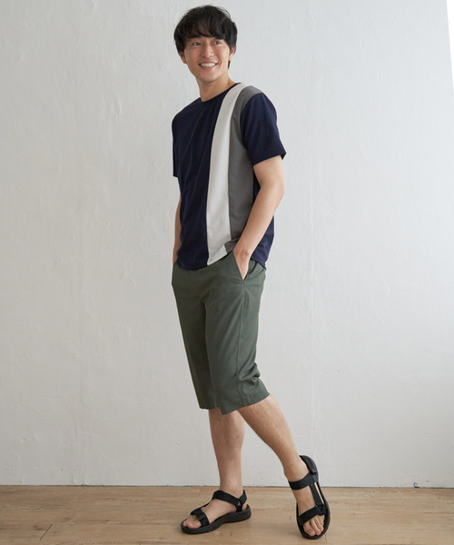 ikka(イッカ)の「6.5分丈ドビーハーフパンツ(その他パンツ・メンズ・キャメル/ベージュ/ネイビー/ブルー/オリーブ・L/XL/S/M)」の13枚目の写真