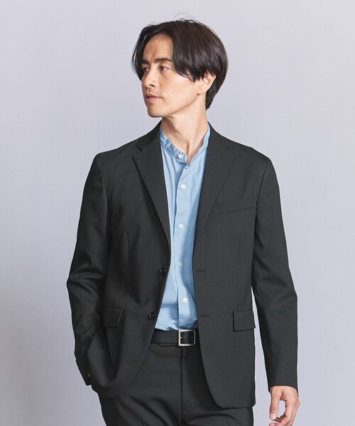 BEAUTY&YOUTH UNITED ARROWS(ビューティーアンドユースユナイテッドアローズ)の「シャンブレー PE 2B ジャケット -セットアップ対応‐(テーラードジャケット・メンズ・ブラック/ダークグレー/ネイビー・M/L/XL/S)」の11枚目の写真