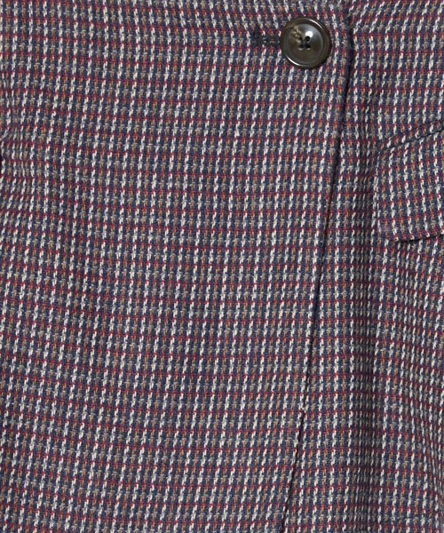 INED CLARO（イネドクラロ）の「チェックツイードレイヤードワイドパンツ【セットアップ対応】（その他パンツ・レディース・ネイビー/ベージュ・フリー）」の19枚目の写真