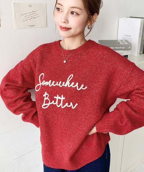 【完売品】nothommeblue ニットポロ　maroon nothommeblue ニットポロ maroon