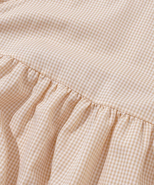 【セール】チェックパフワンピース(ワンピース)|flower(フラワー) 【セール】チェックパフワンピース(ワンピース)|flower(フラワー)