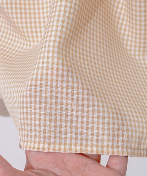 【セール】チェックパフワンピース(ワンピース)|flower(フラワー) 【セール】チェックパフワンピース(ワンピース)|flower(フラワー)