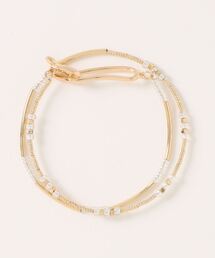 ROPE' PICNIC（ロペピクニック）の「メタルカラーデザインマンテルパーツ2連ブレスレット（ブレスレット）」