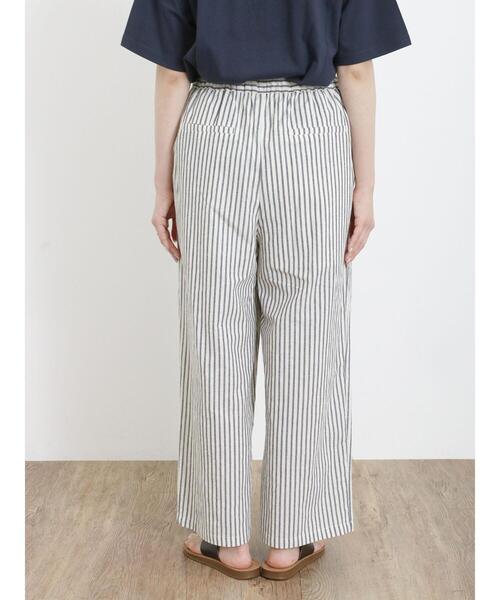 Samansa Mos2（サマンサ モスモス）の「【接触冷感】タックストレートパンツ（その他パンツ・レディース・キナリ/モカ/カーキ/ネイビー・F）」の9枚目の写真