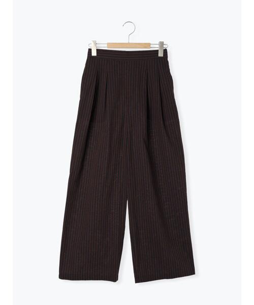 Samansa Mos2（サマンサ モスモス）の「【接触冷感】タックストレートパンツ（その他パンツ・レディース・キナリ/モカ/カーキ/ネイビー・F）」の7枚目の写真