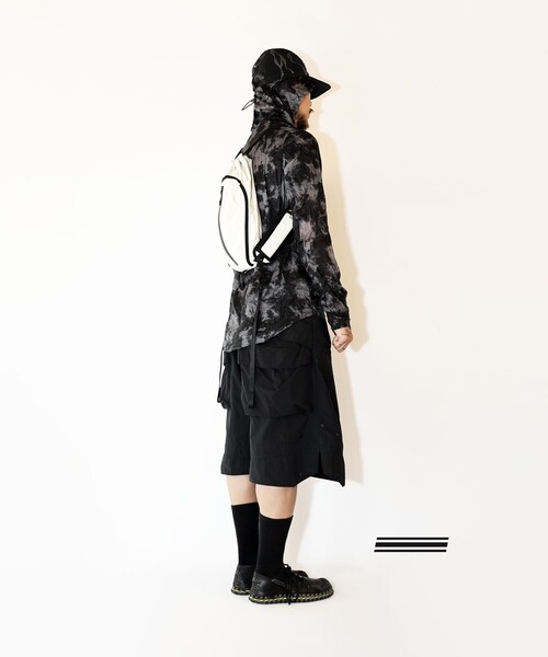 bpr BEAMS（ビーピーアール ビームス ）の「TOOLS BC8000 / Sprinter 20 Ripstop（バックパック/リュック・メンズ・ホワイト系その他2/ブラック・ONE SIZE）」の6枚目の写真