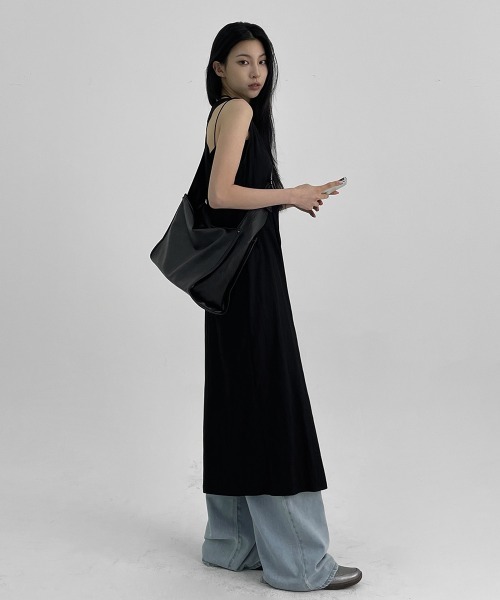 ★BLACKUP★ サマー ノースリーブ ロングワンピース BLACKUP（ブラックアップ）の「[MADE] ビフリンサマー