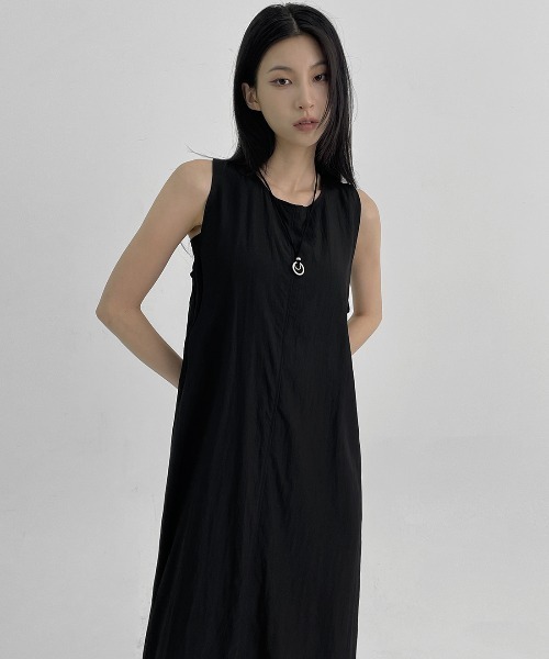 ★BLACKUP★ サマー ノースリーブ ロングワンピース BLACKUP（ブラックアップ）の「[MADE] ビフリンサマー