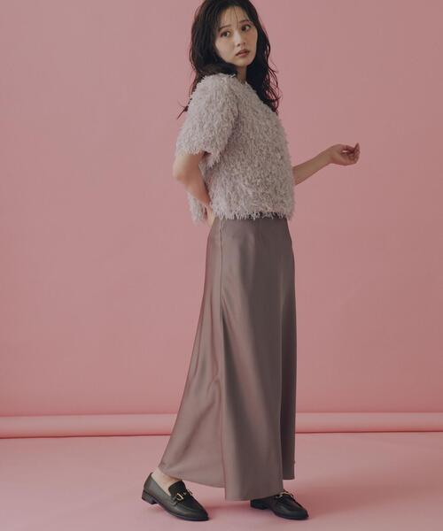 PROPORTION BODY DRESSING（プロポーションボディドレッシング）の「サテンマーメイドスカート / 1214220803（スカート・レディース・ブラウン/カーキ・SMALL/MEDIUM）」の4枚目の写真