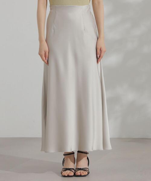 PROPORTION BODY DRESSING（プロポーションボディドレッシング）の「サテンマーメイドスカート / 1214220803（スカート・レディース・ブラウン/カーキ・SMALL/MEDIUM）」の14枚目の写真