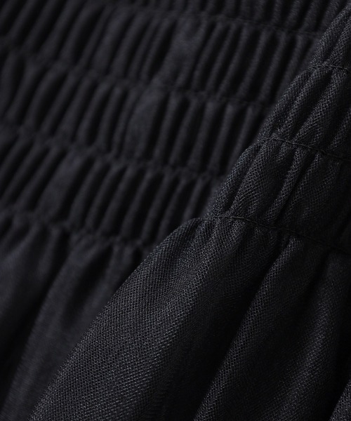 Honeys（ハニーズ）の「シアーチュールキャミワンピース（ワンピース・レディース・チャコールグレー/グレー/ブラック/アイボリー・LL/S/M/L）」の20枚目の写真