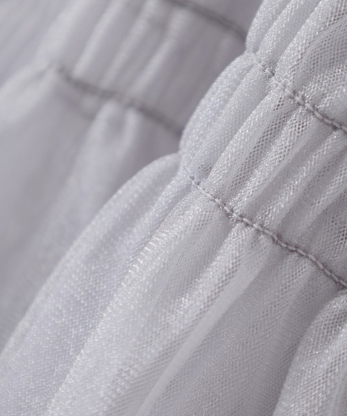 Honeys（ハニーズ）の「シアーチュールキャミワンピース（ワンピース・レディース・チャコールグレー/グレー/ブラック/アイボリー・LL/S/M/L）」の22枚目の写真