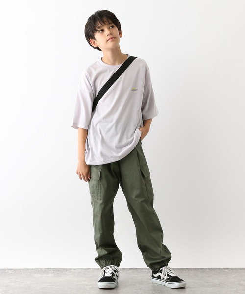 GLOBAL WORK（グローバルワーク）の「ヘビロッTEEプリントBIG/130931（Tシャツ/カットソー・キッズ・グリーン/ライトグレー/チャコールグレー/オフホワイト/ブラック・140cm/170cm/160cm/130cm/150cm）」の19枚目の写真