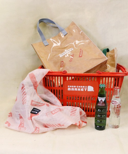 ACCOMMODE（アコモデ）の「CHAMCHAM MARKET / メッシュマルシェバッグ（エコバッグ/サブバッグ・レディース・ピンク/オレンジ/ベージュ・FREE）」の8枚目の写真