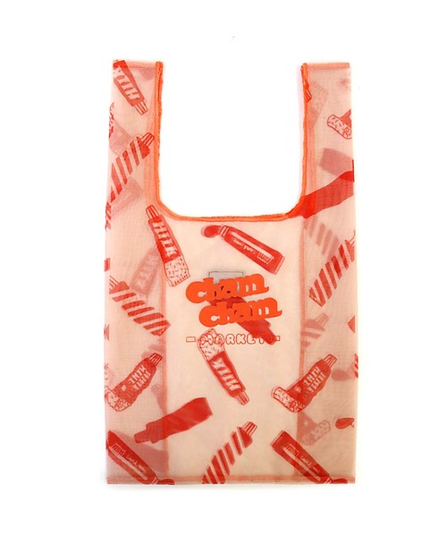 ACCOMMODE（アコモデ）の「CHAMCHAM MARKET / メッシュマルシェバッグ（エコバッグ/サブバッグ・レディース・ピンク/オレンジ/ベージュ・FREE）」の19枚目の写真