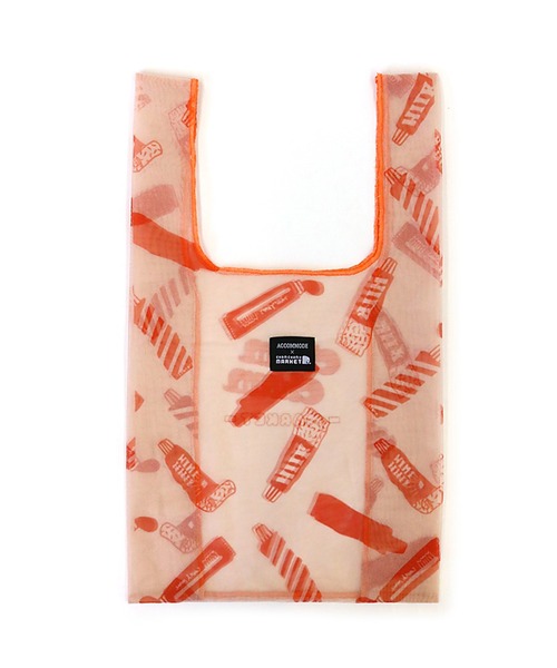 ACCOMMODE（アコモデ）の「CHAMCHAM MARKET / メッシュマルシェバッグ（エコバッグ/サブバッグ・レディース・ピンク/オレンジ/ベージュ・FREE）」の20枚目の写真