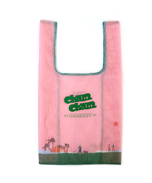 ACCOMMODE（アコモデ）の「CHAMCHAM MARKET / メッシュマルシェバッグ（エコバッグ/サブバッグ・レディース・ピンク/オレンジ/ベージュ・FREE）」の21枚目の写真