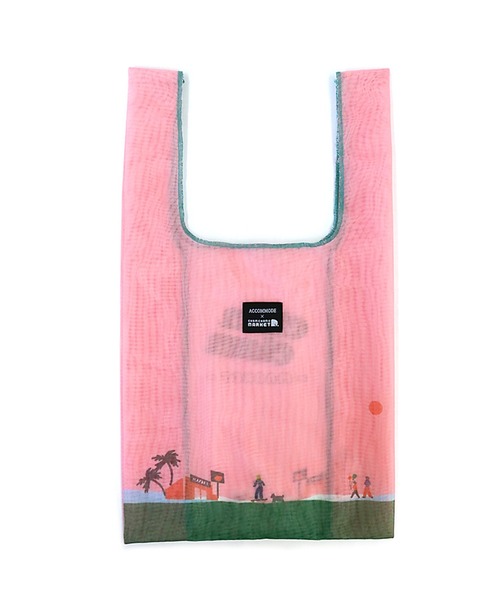 ACCOMMODE（アコモデ）の「CHAMCHAM MARKET / メッシュマルシェバッグ（エコバッグ/サブバッグ・レディース・ピンク/オレンジ/ベージュ・FREE）」の22枚目の写真