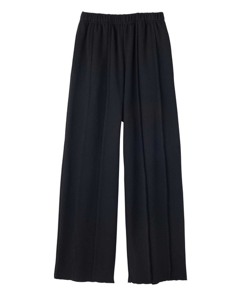 GeeRA（ジーラ）の「【新色追加/S-LLサイズ】フロントラインワイドスウェットパンツ（スウェットパンツ・レディース・杢グレー/ブラック/オートミール/チャコール・MEDIUM/LARGE/X-LARGE/SMALL）」の8枚目の写真