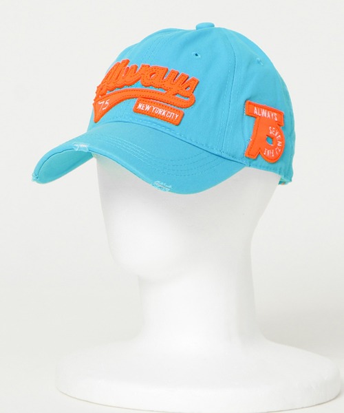 帽子 YEUX ET LIGNE CAP 14+ キャップ 帽子 IP刺繍フラットバイザーツートンCAP メンズ
