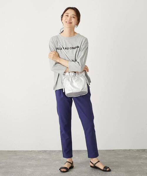 MELROSE claire（メルローズ クレール）の「【キラキラメタリックバッグ】（ショルダーバッグ・レディース・ブラック/シルバー/ガンメタ・FREE）」の5枚目の写真