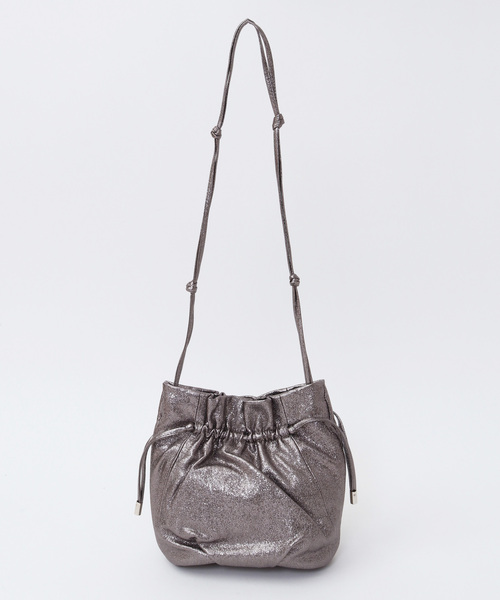 MELROSE claire（メルローズ クレール）の「【キラキラメタリックバッグ】（ショルダーバッグ・レディース・ブラック/シルバー/ガンメタ・FREE）」の11枚目の写真