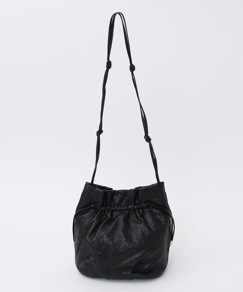 MELROSE claire（メルローズ クレール）の「【キラキラメタリックバッグ】（ショルダーバッグ・レディース・ブラック/シルバー/ガンメタ・FREE）」の15枚目の写真