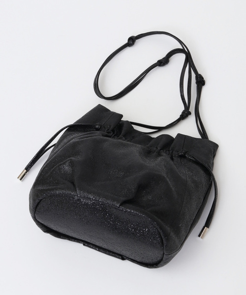 MELROSE claire（メルローズ クレール）の「【キラキラメタリックバッグ】（ショルダーバッグ・レディース・ブラック/シルバー/ガンメタ・FREE）」の21枚目の写真